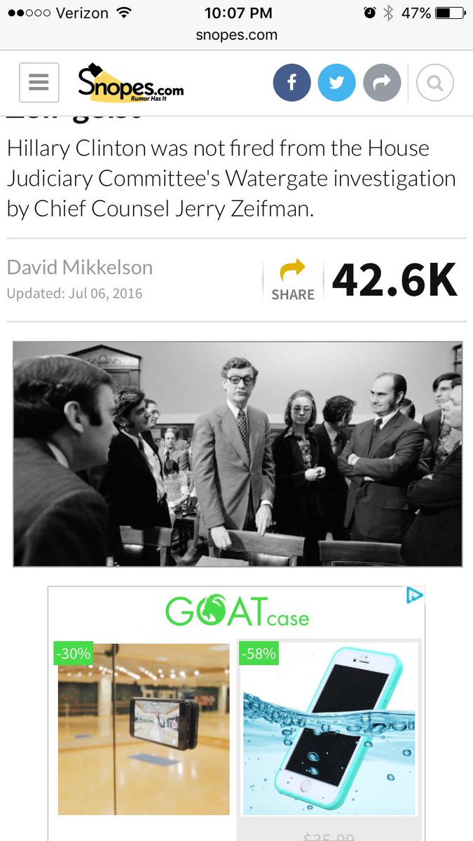 LiamLiamdouglas's tweet photo. @jasonthegreat54 this was a false claim and even if it were true it would be irrelevant to her fitness to be president. https://t.co/FW9GhOVgOr