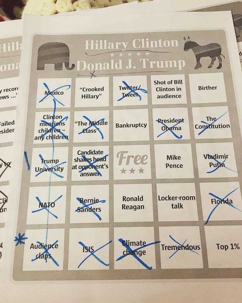 TCDaters's tweet image. #debate #bingo #hillaryclinton #datenight #imwithher #minneapolis ift.tt/2doS3nO