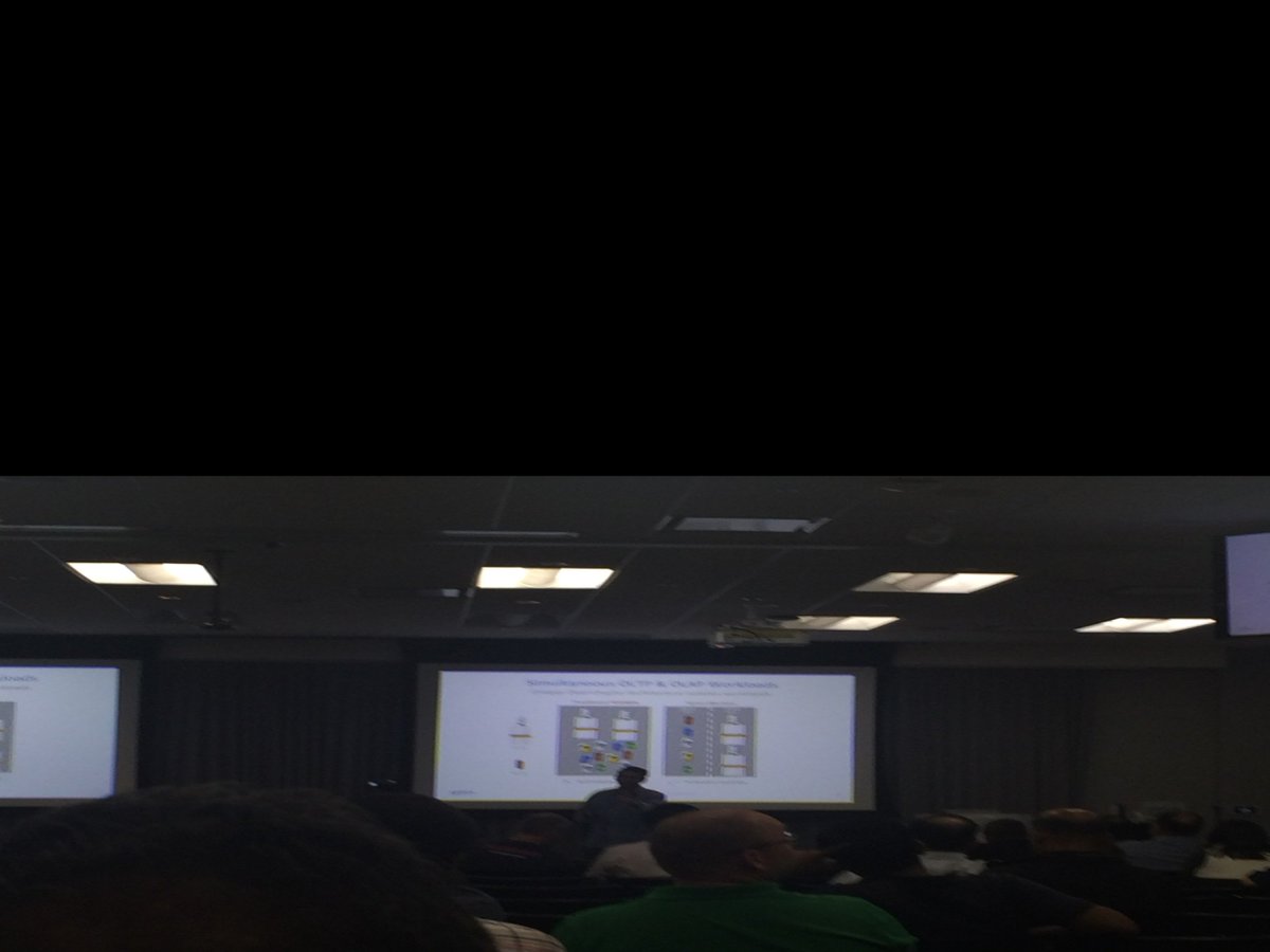kparasuraman's tweet photo. @mzweben presenting @splicemachine at Bay Area HUG #hadoop #mixedworkloads https://t.co/ceSCdNMFx4