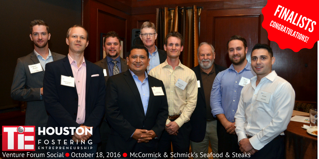 TiEHSTN's tweet photo. Some of our finalists for our annual Venture Forum at our kickoff social last night at @McandSchmicks! #tiehouston #entrepreneurs https://t.co/OoLKcf2wxn