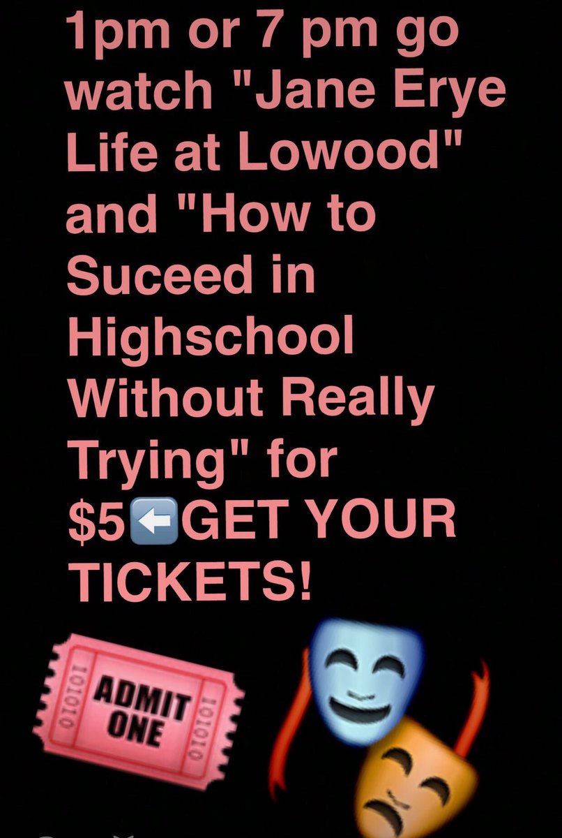 TweetingPatriot's tweet photo. Support the FCS Drama Department tomorrow! Don't miss out🎭🎟🎬 https://t.co/S7HNHOVICk