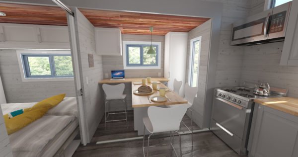 realtinyhouse's tweet photo. The "Aurora Tiny Home", an expandable tiny home built by @zstinyhomes in Calgary, Canada https://t.co/d2KSl3iRgE