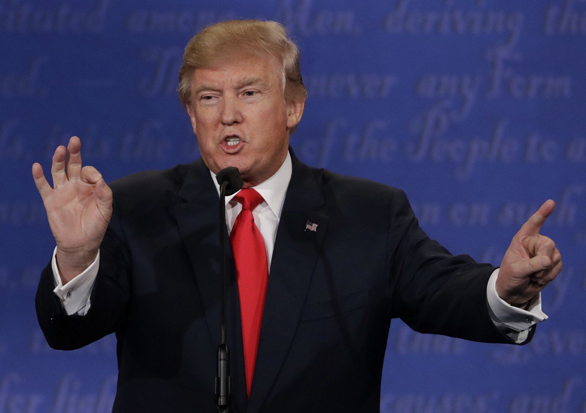 thinkprogress's tweet photo. With one line, Trump ensured our rape culture isn’t going anywhere https://t.co/25CMwvP0jT #debatenight https://t.co/YbK0hzdyxx