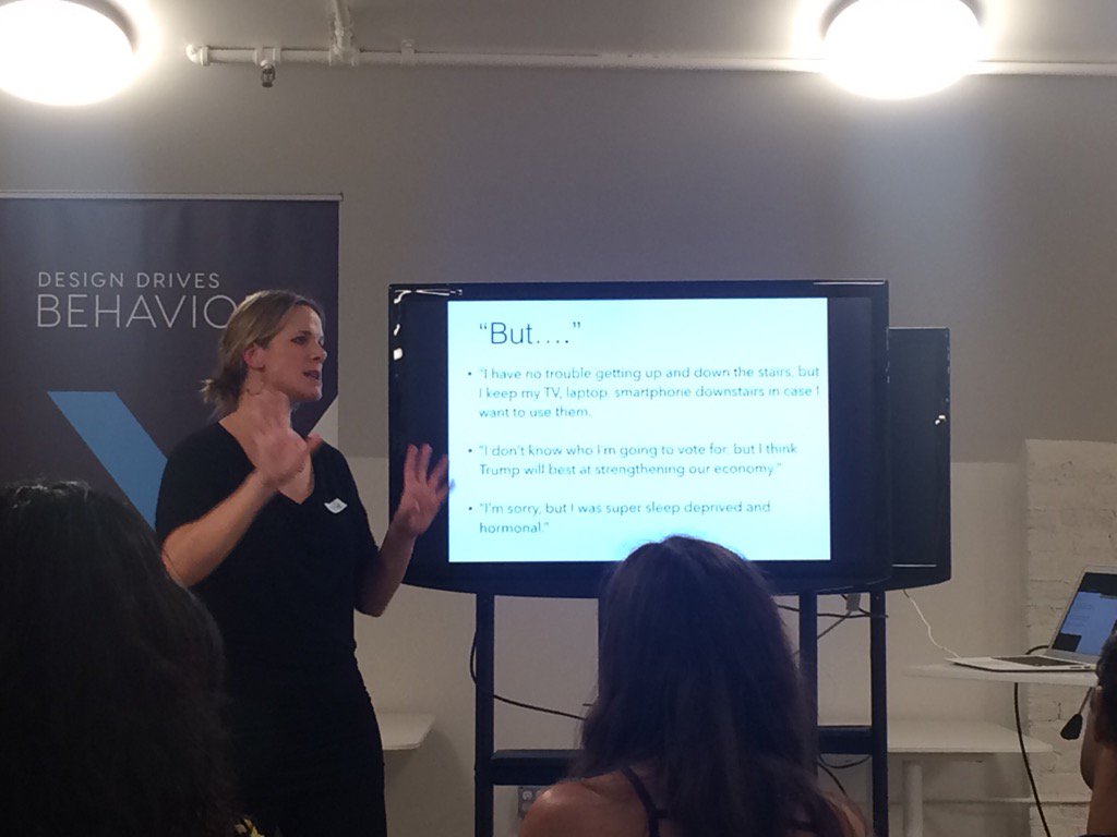 _sophiakc's tweet image. In #userinterview, what comes after &quot;but&quot; is gold with @dngoo @stephhabif from @stanforddschool
 #ActionDesignSF