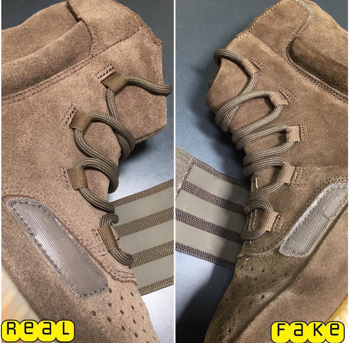 yeezy boost 750 real vs fake