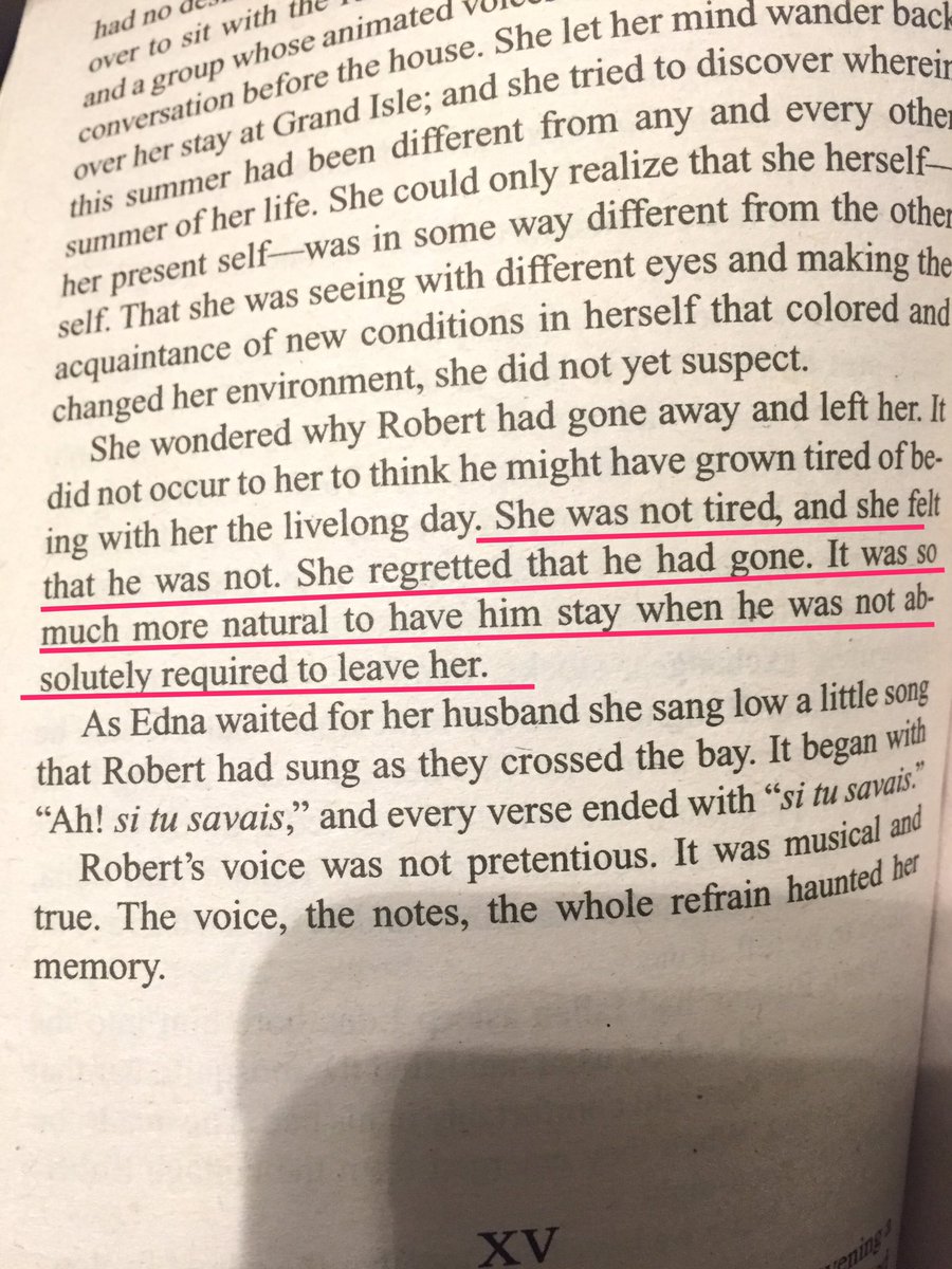 RajrRitvik's tweet photo. Edna's feelings towards Robert are more evident as "she regretted that he had gone " and she wanted Robert to stay longer #theawake14 https://t.co/Xz7GMHqyYF