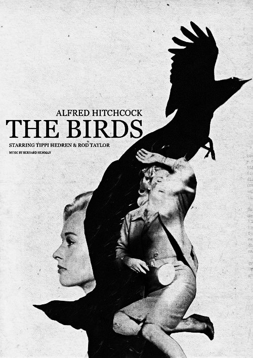 Dr_Giallo's tweet photo. THE BIRDS (1963) #Hitchock #Poster Series by @jolienbrands_ #HorrorArt https://t.co/gzVqj2LYqr