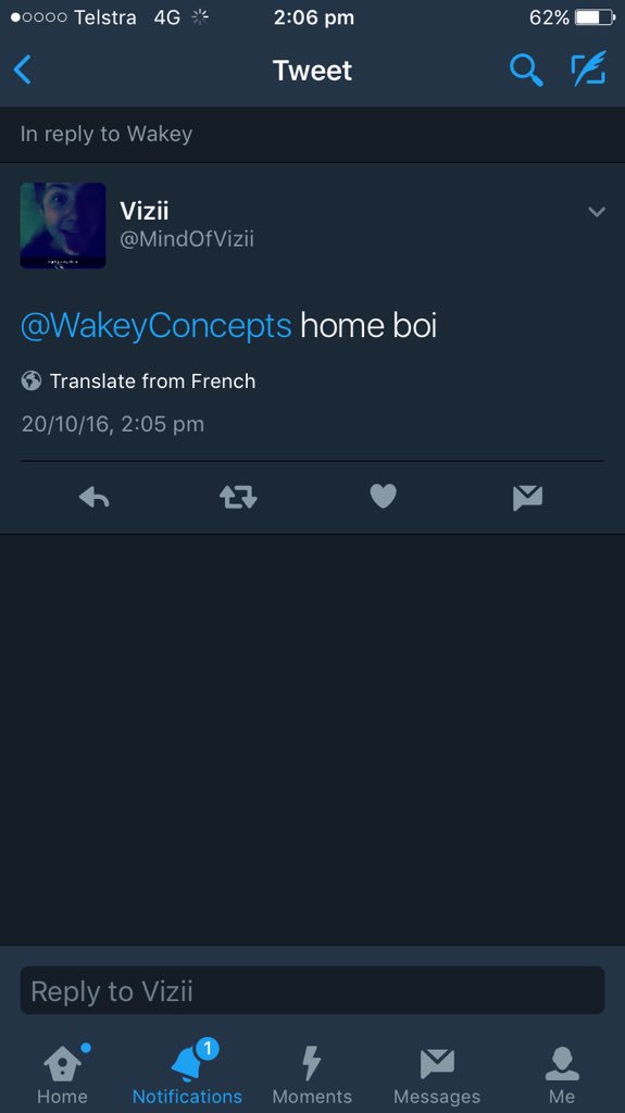 WakeyConcepts's tweet photo. @MindOfVizii nigga when you start speaking French? https://t.co/SX8NxkcJH2