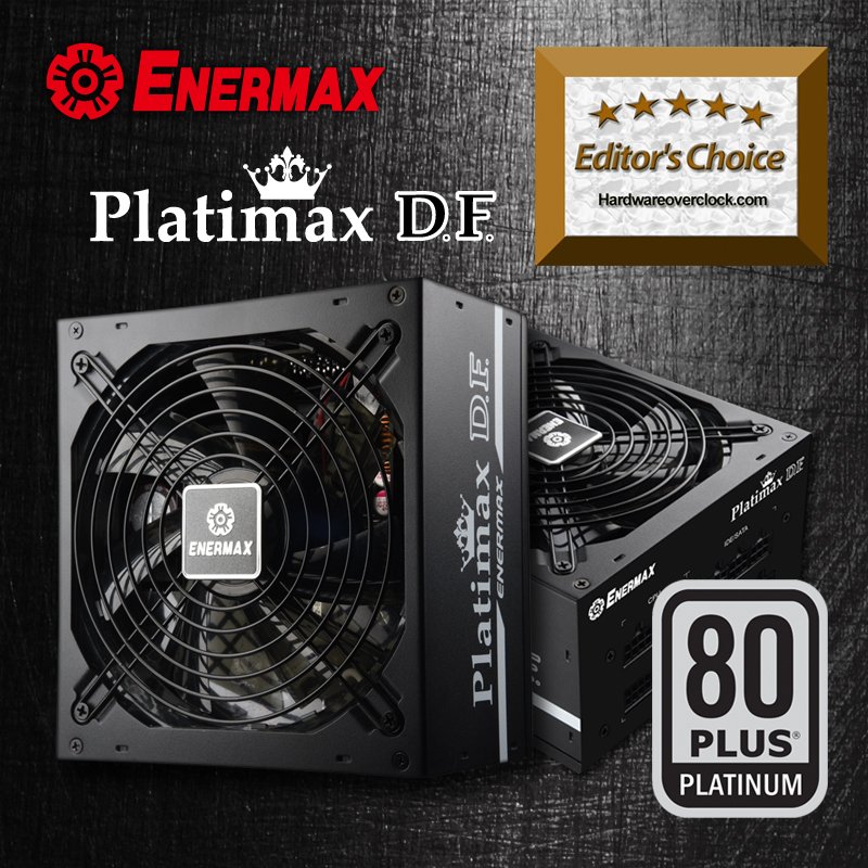 OfficialENERMAX's tweet photo. @ENERMAXGlobal #PlatimaxDF 500W received Editor’s Choice Award from #HardwareOverclock. (Info: https://t.co/bT1adPUlro in German) https://t.co/cAjz7bHMDU