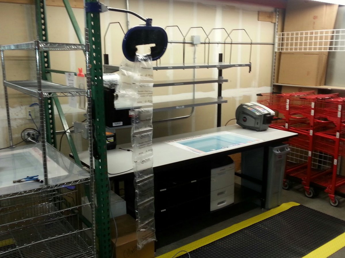 SFS is ready to win! Area cleaned with all machines tuned and cleaned. Space ready for orders.