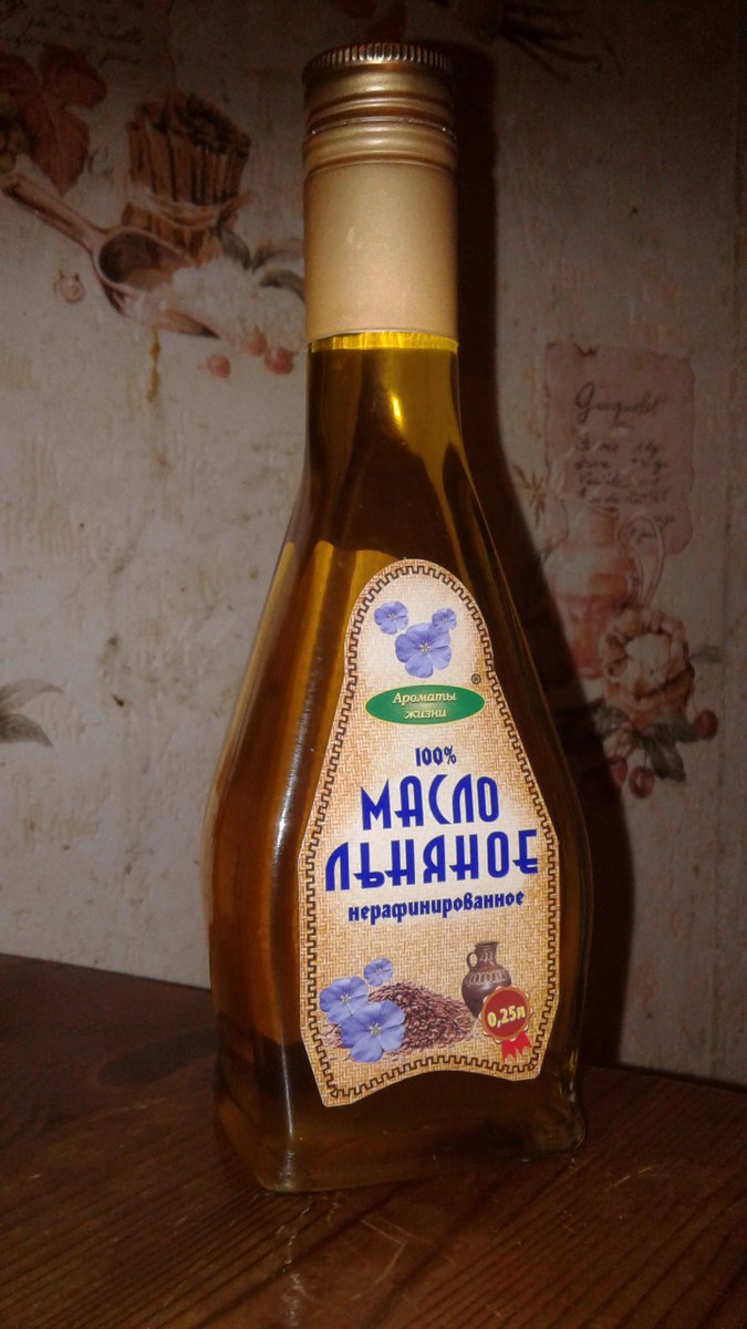 Смесь льняного масла