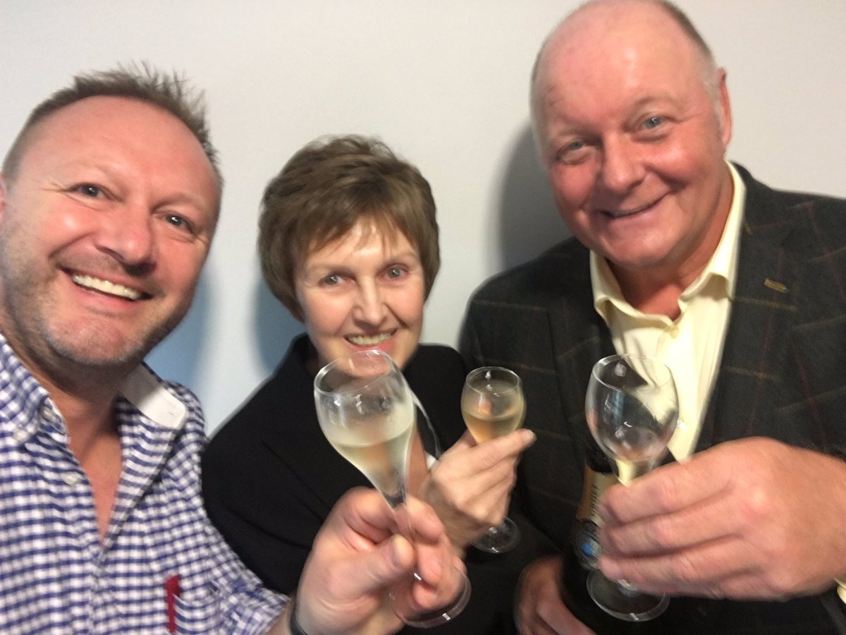SICFL's tweet photo. Yesterday, 19th Oct 2016, Cliff &amp; Barb Stanford officially retired. @KevinLouch1 new owner and MD. Happy futures to all!!! 🍾🍾🍾 https://t.co/aas2UPUYsd