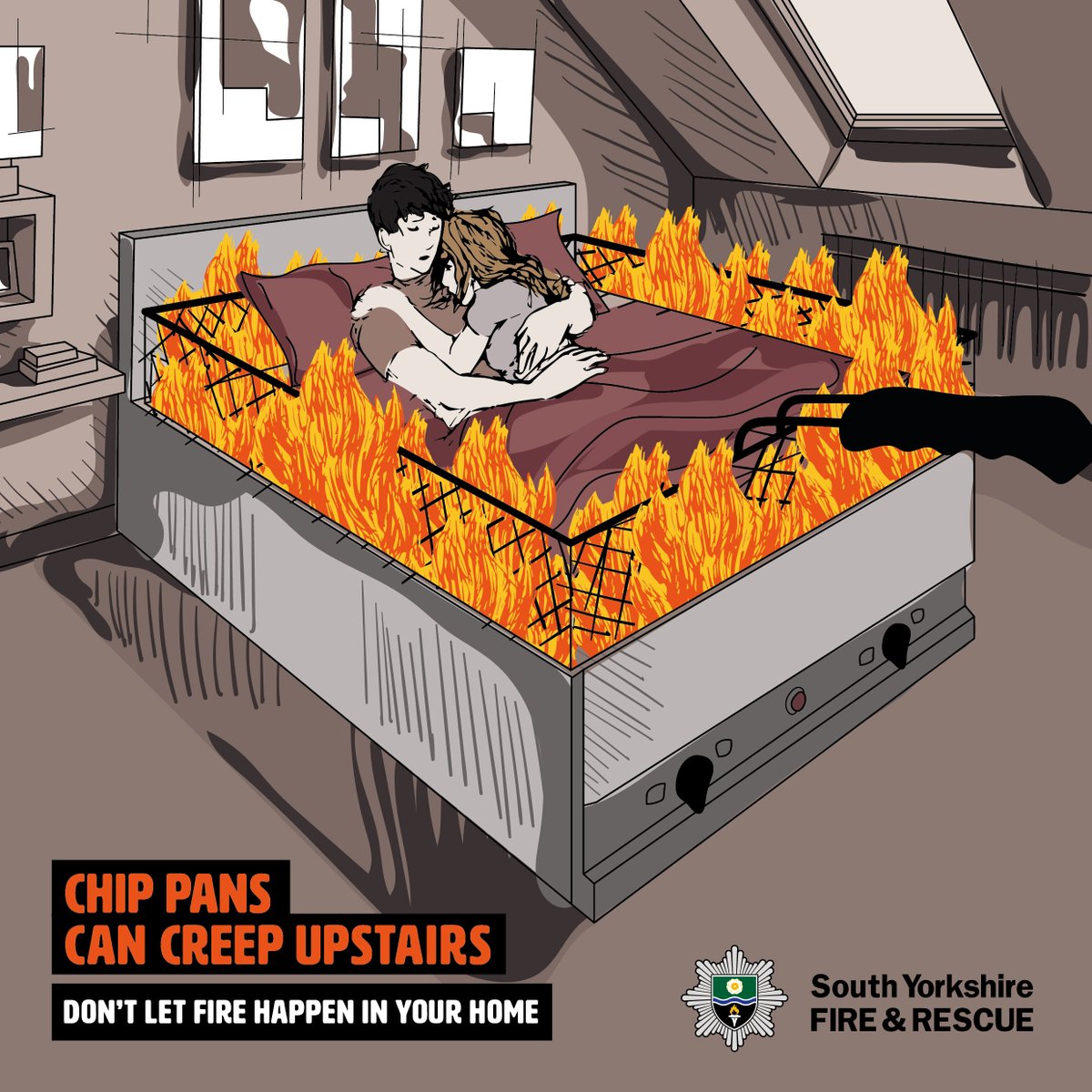 We've attended 925 house fires caused by cooking since 2013 - don't be another house fire statistic #CookSafe