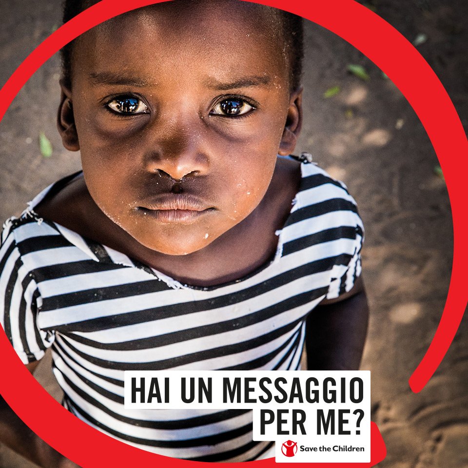 SaveChildrenIT's tweet photo. Un mondo che volta la faccia a un solo bambino la volta al suo futuro.
Aiutaci a raggiungere #finoallultimobambino: invia un SMS al 45567 https://t.co/gQGUkxwCZV