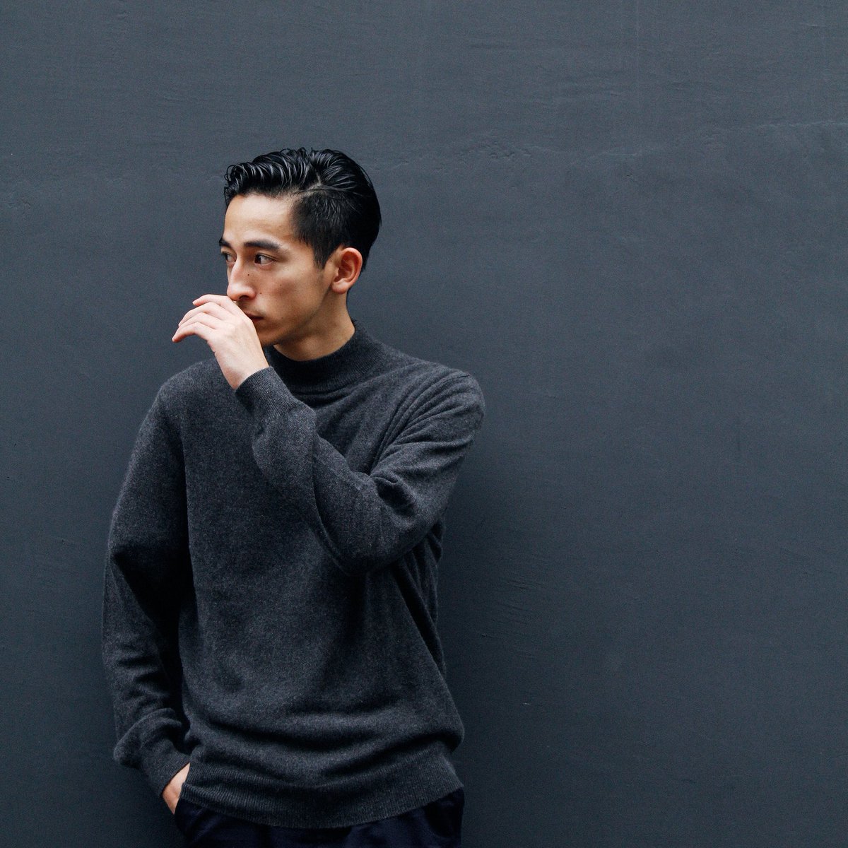 Droptokyo 撮影させていただいた モデルの神庭昇平さん モックネックセーターはuniqlo T Co O0by7xjtra T Co St1qpcerw3 Twitter