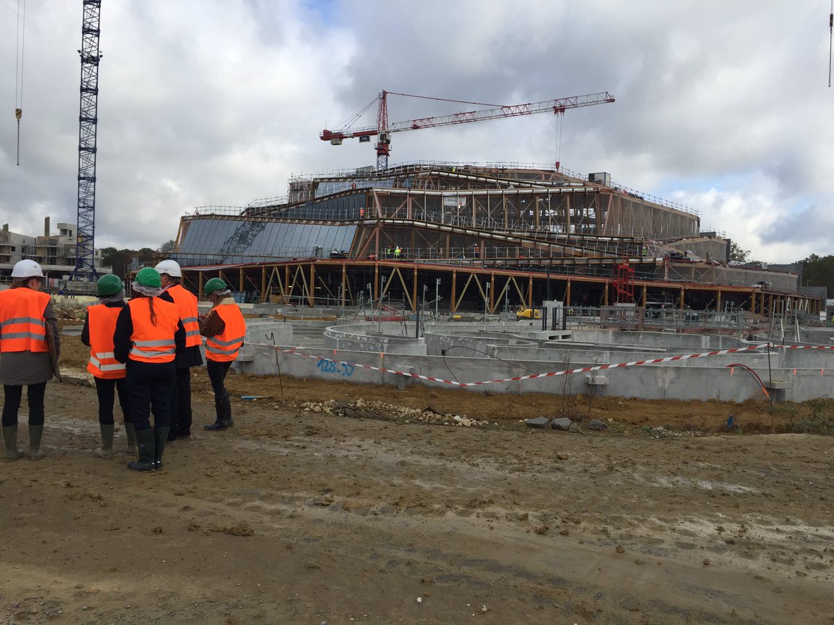 ValerieLauthier's tweet image. Visite de chantier @villagesnature. Magnifique projet @GroupePVCP @EuroDisney