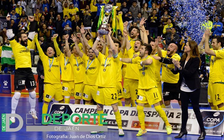 eldeportedejaen's tweet photo. La Copa de España de fútbol sala volverá a disputarse en Ciudad Real. Buenos recuerdos para el @JaenFS: https://t.co/Sz4ibDNh2h https://t.co/wefAm6niTX