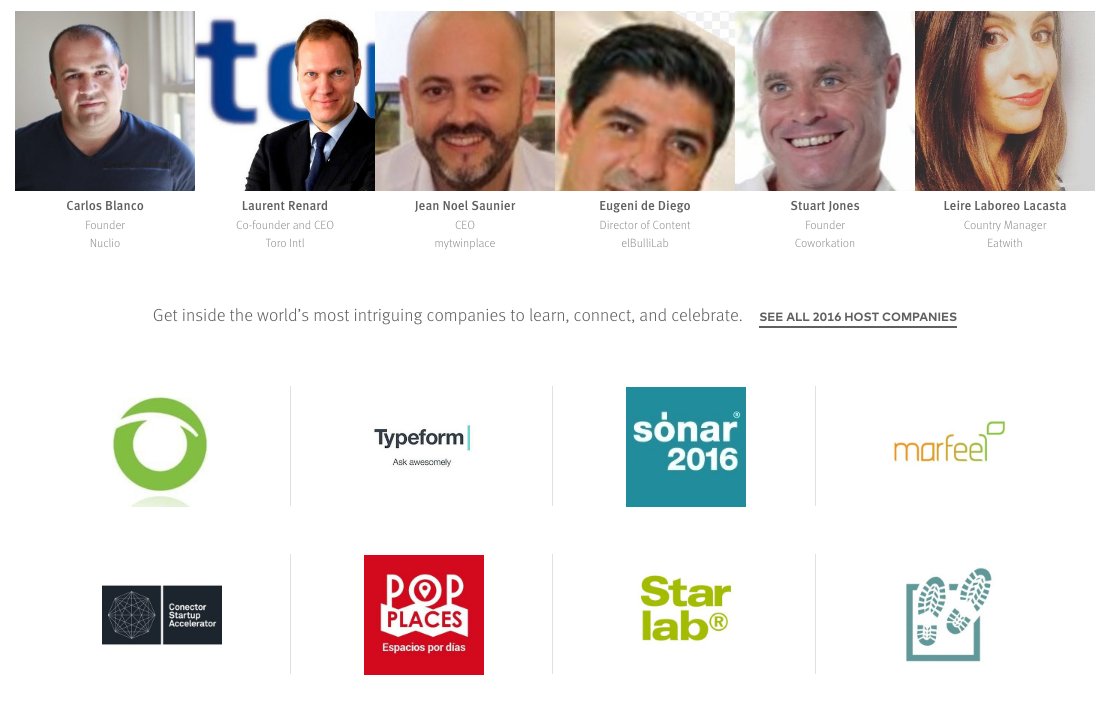 Get Excited! The 2016 <a href="/NewCo/">NewCo</a> #Barcelona event kicks off next week! buff.ly/2eGKUQO <a href="/typeform/">Typeform</a> <a href="/popplaces/">PopPlaces</a> <a href="/eatwith/">Eatwith</a> <a href="/marfeel/">Marfeel</a>