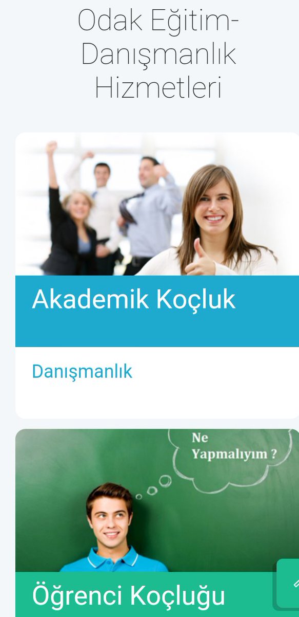 ODAK DANIŞMANLIK
TEOG-YGS-LYS Hazırlık
Ders Takviyesi
Ortahisar/TRABZON
İletişim Tel: 05053150650
