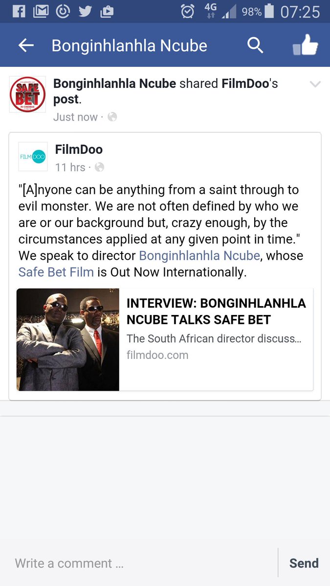 Big thanks to <a href="/FilmDoo/">FilmDoo</a> for hosting us on their platform filmdoo.com Anyone in the world can watch... <a href="/MrB_filmmaker/">Bonginhlanhla Ncube</a> <a href="/luthuli66/">therealuthulidlamini</a>