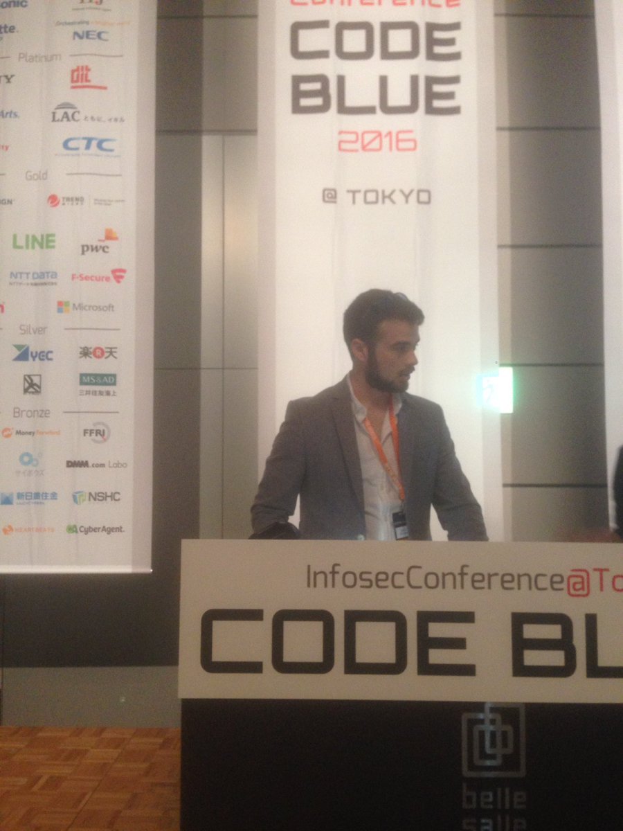 IdoNaor1's tweet photo. Good time at @codeblue_jp ; talk was awesome, time to explore #Tokyo #FacebookMalware https://t.co/UB9wBBvRiP
