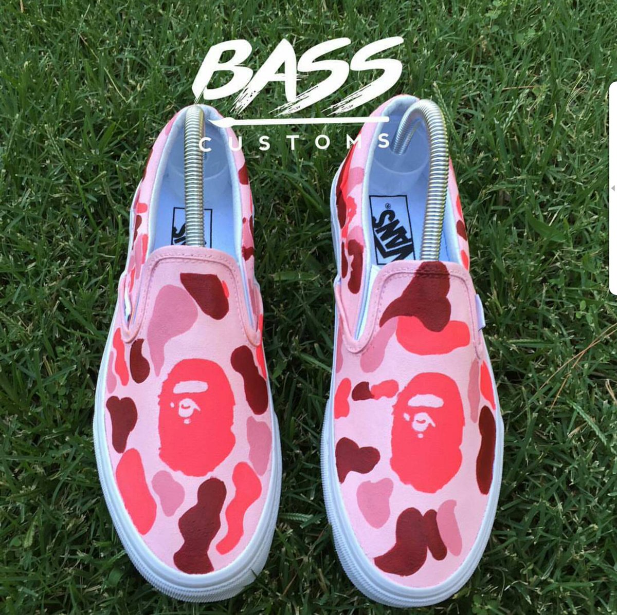 vans slip on bape