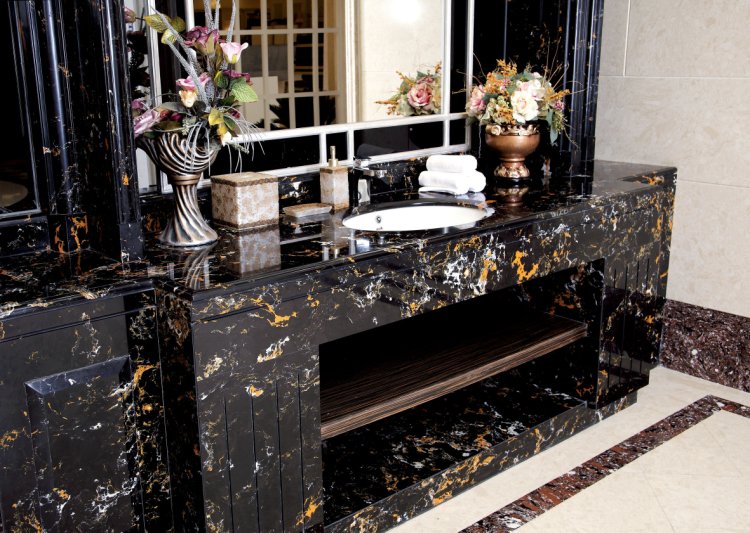 SutinHuang's tweet photo. Yunnan Nero Portoro apply in Interior Design https://t.co/NgQG54gyxm