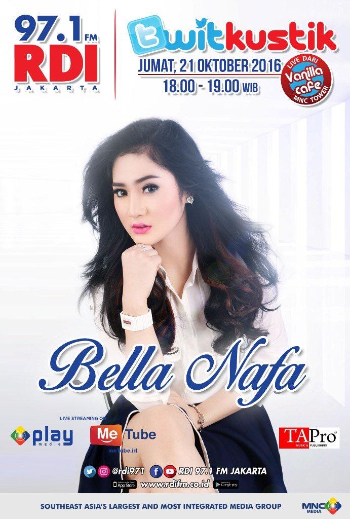 yg mw ketemu sama bella yuukk syg"q besok datang yah ke Vanilla Cafe MNC Tower kita seru"an bareng <a href="/rdi971/">97.1 FM RADIO RDI JKT</a> bella tunggu yh, jgn smp g dtg 😘😘