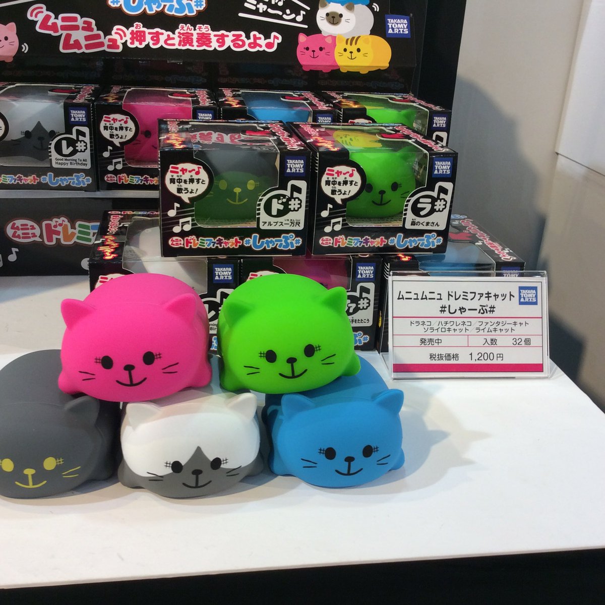 ムニュムニュ ドレミファキャット ドレミファソラシド 全8種