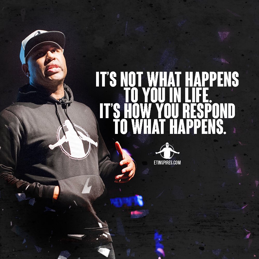 Ericthomasbtc's tweet photo. We are not given a good life or a bad life. We are given a life. It’s up to us to make it good or bad!!! https://t.co/kvixvYoJCf