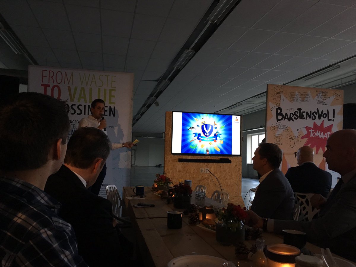 V-day, 24 uur visie op voedsel . Vernieuwend en uitdagend. Studenten HAS, bedankt !