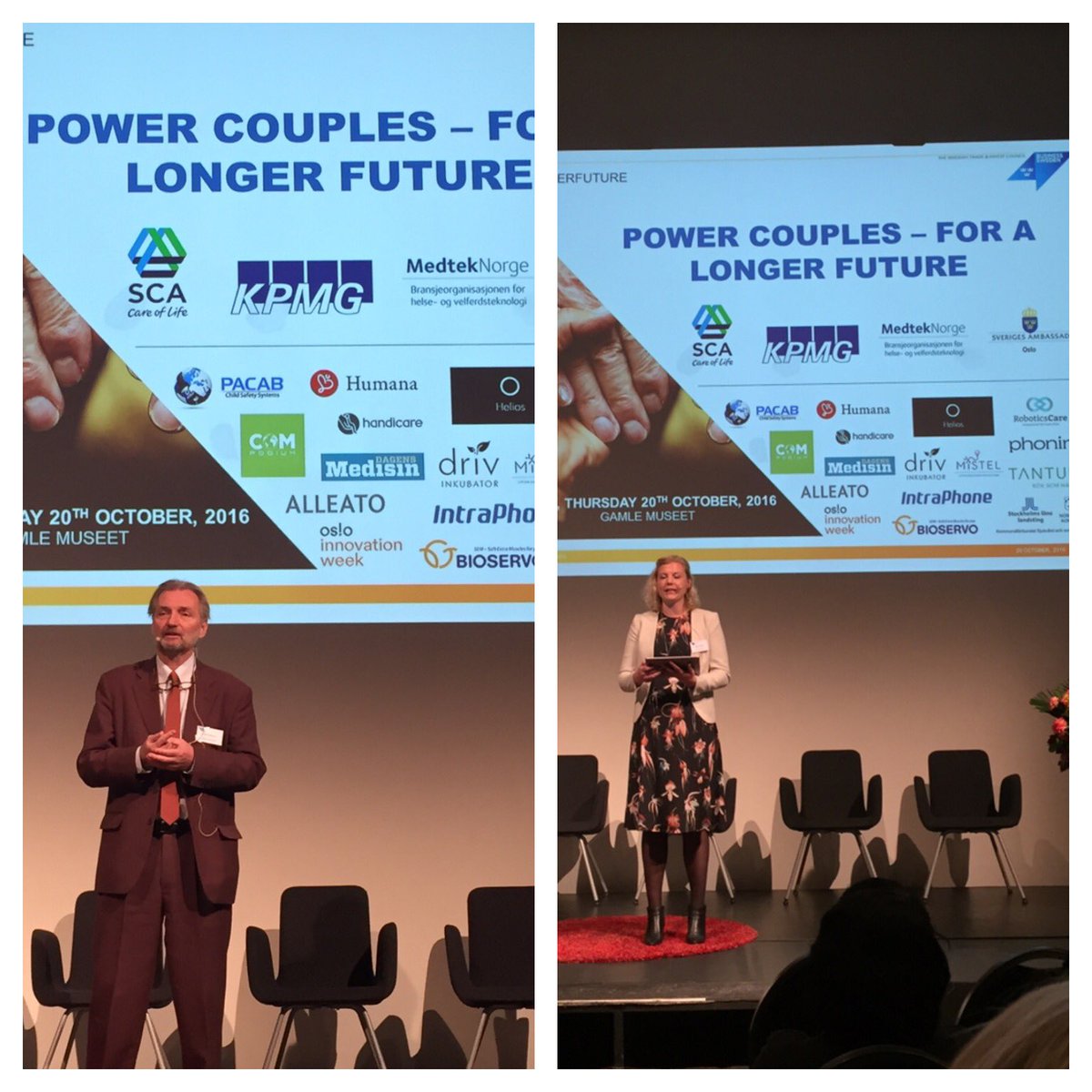 NSHK_Oslo's tweet photo. Hvordan unngå bli verdens dyreste trygdeland? "Power Couples For a Longer Future" under #OIW2016 @BusinessSweNO @SwedeninNO #longerfuture https://t.co/wfo0CsA0GS