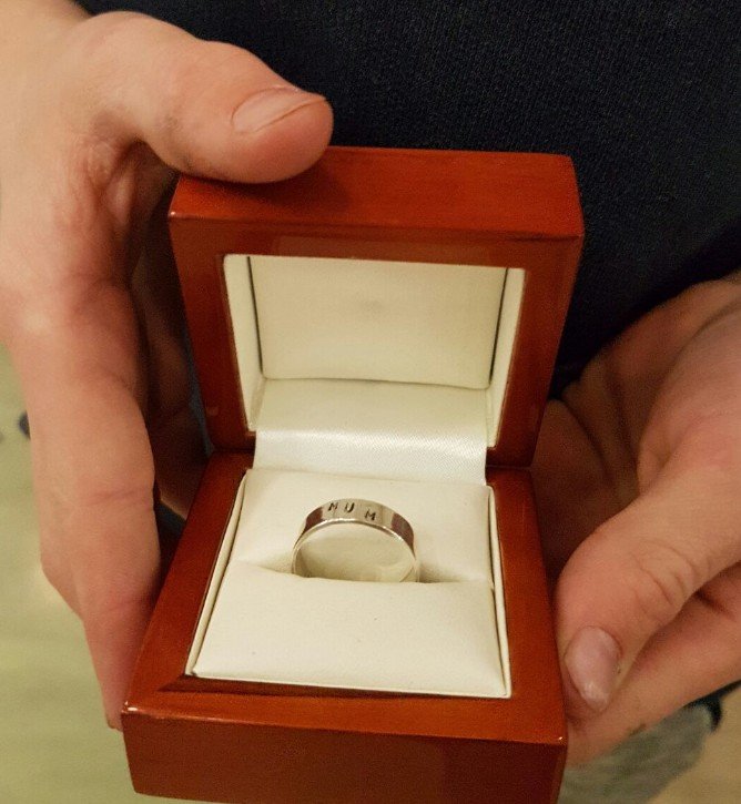whocaresscot's tweet photo. Jewellery workshop was a huge hit at #Care2Create #Renfrewshire last night. Look at this incredible piece by Daniel! https://t.co/gljVrrT3zj