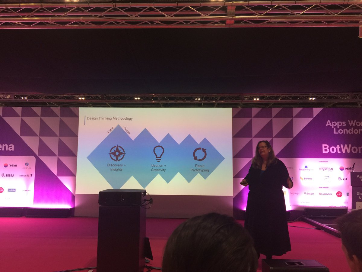 Excellent talk from <a href="/alinebaeck/">alinebaeck</a> @ #appsworld2016 on the importance of Design Thinking and some great, real life, corporate examples.