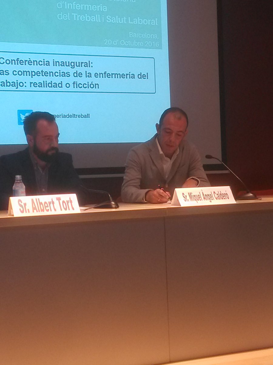ACITSL's tweet photo. Miquel Calderó president #ACITSL parla del proces Participatiu a la 4a Jornada Catalana d'Infermeria del Treball #Infermeriadeltreball https://t.co/jQ1qBZunLC