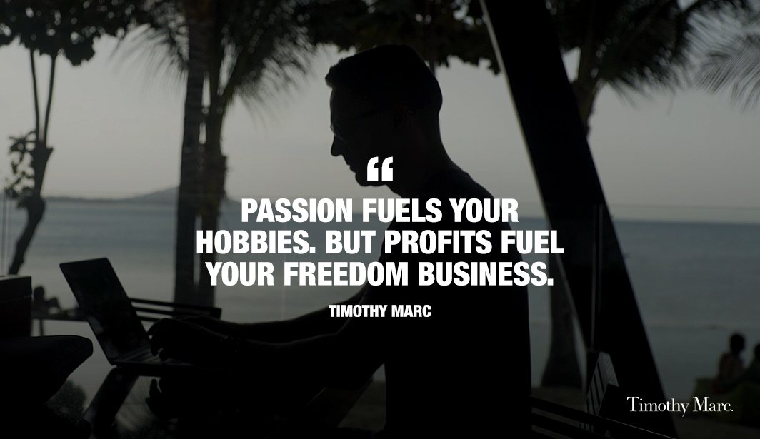 timothymarc's tweet image. Once you start making your first sales, I guarantee you’ll become passionate about your business.