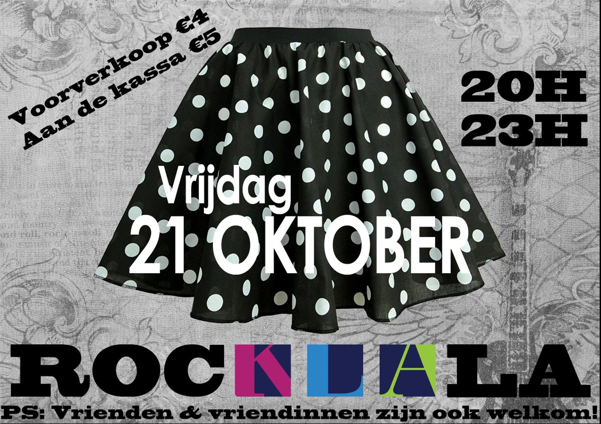 Voor de leerlingen van de eerste graad is er de échte #rocklalal fuif, vvk op het onthaal