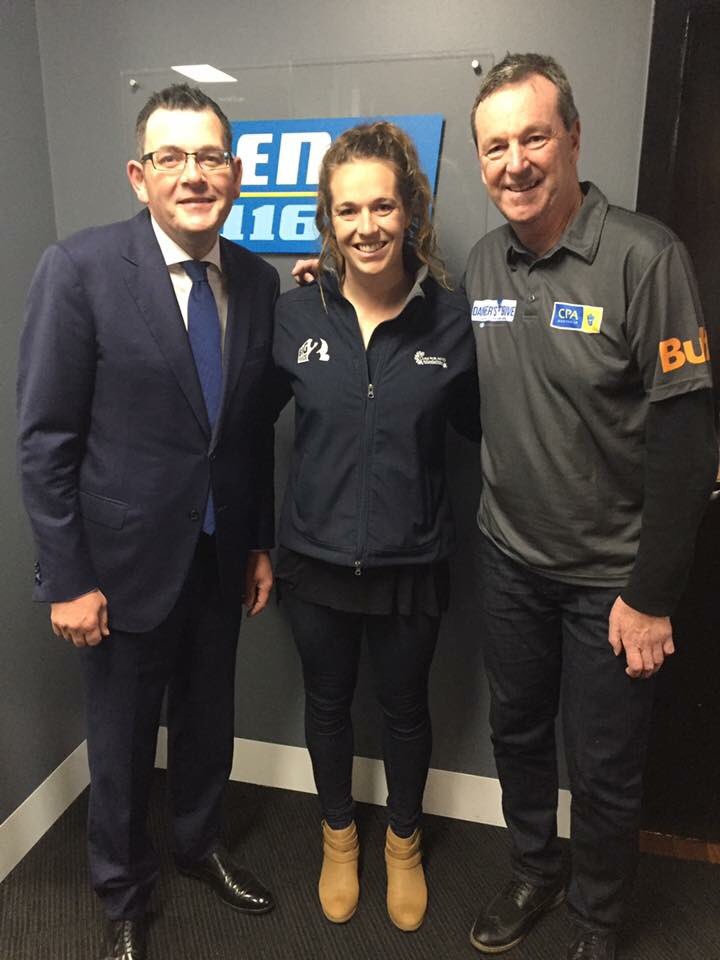 FightMND's tweet photo. Thrilled to announce the generous contribution of $200,000 from the Premier @DanielAndrewsMP and the Vic Govt #DanihersDrive2016 #FreezeMND https://t.co/mmHGgLm2eU