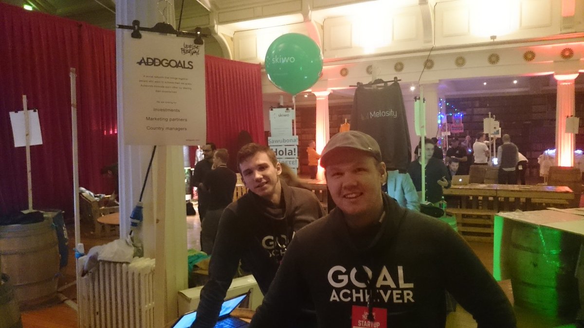 AddGoals's tweet image. We are pitching AddGoals @festivaluprise and we have an awesome neighbour!  @playwiththepony