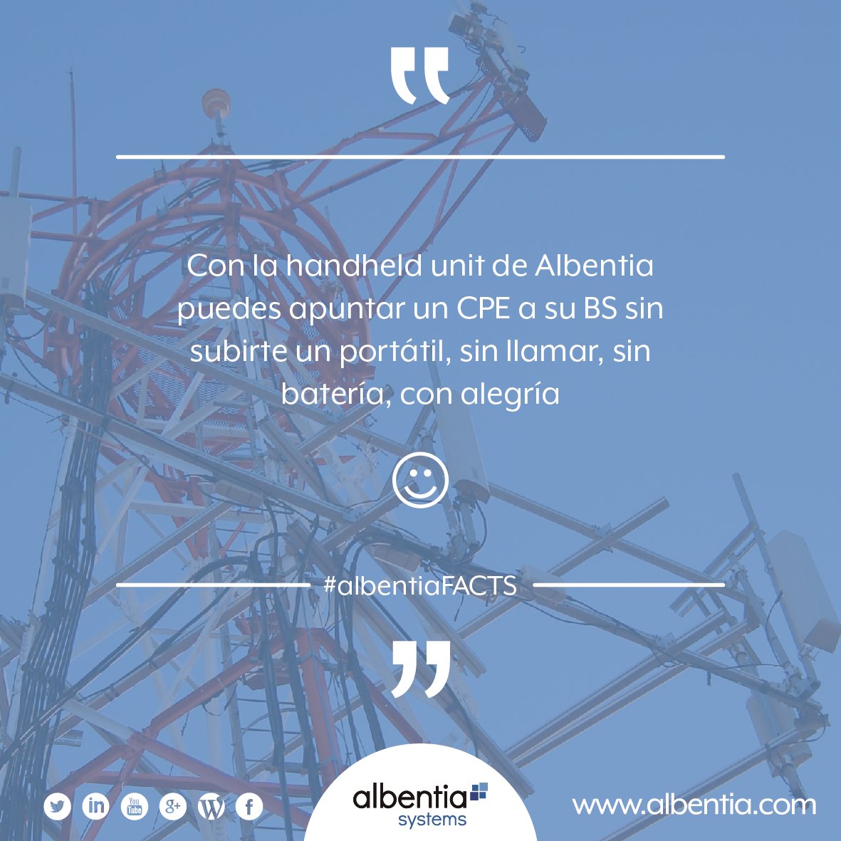¿Conoces las ventajas de nuestra handheld unit? #teleco #wisp #apuntamiento #wireless albentia.com/Docs/DS/ALB-D0…