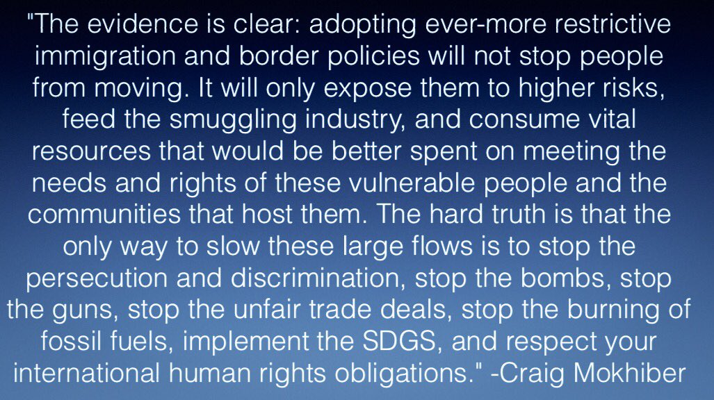 CraigMokhiber's tweet photo. #UN4RefugeesMigrants #HumanRights #peace #environment https://t.co/0FgsrSQ1vB https://t.co/s25u9e4dRe