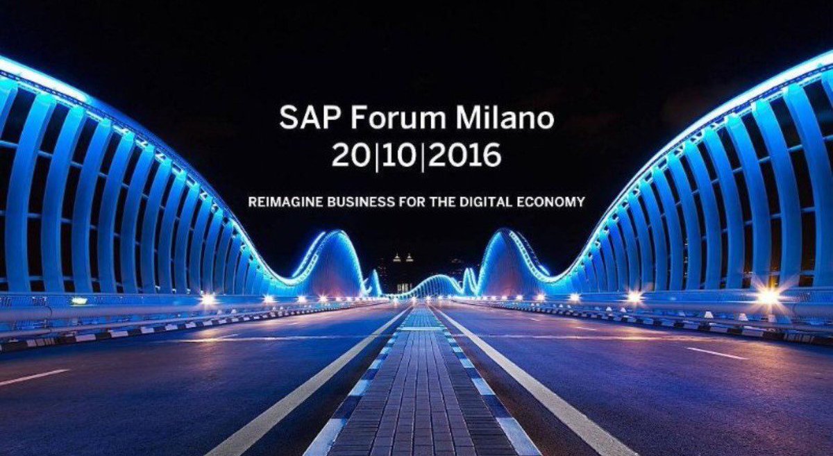AlteaDigital's tweet photo. Altea Digital al #SAPForum #Milano, oggi si parla di Digital Transformation @SAPItalia #staytuned https://t.co/yIMobzhf5H