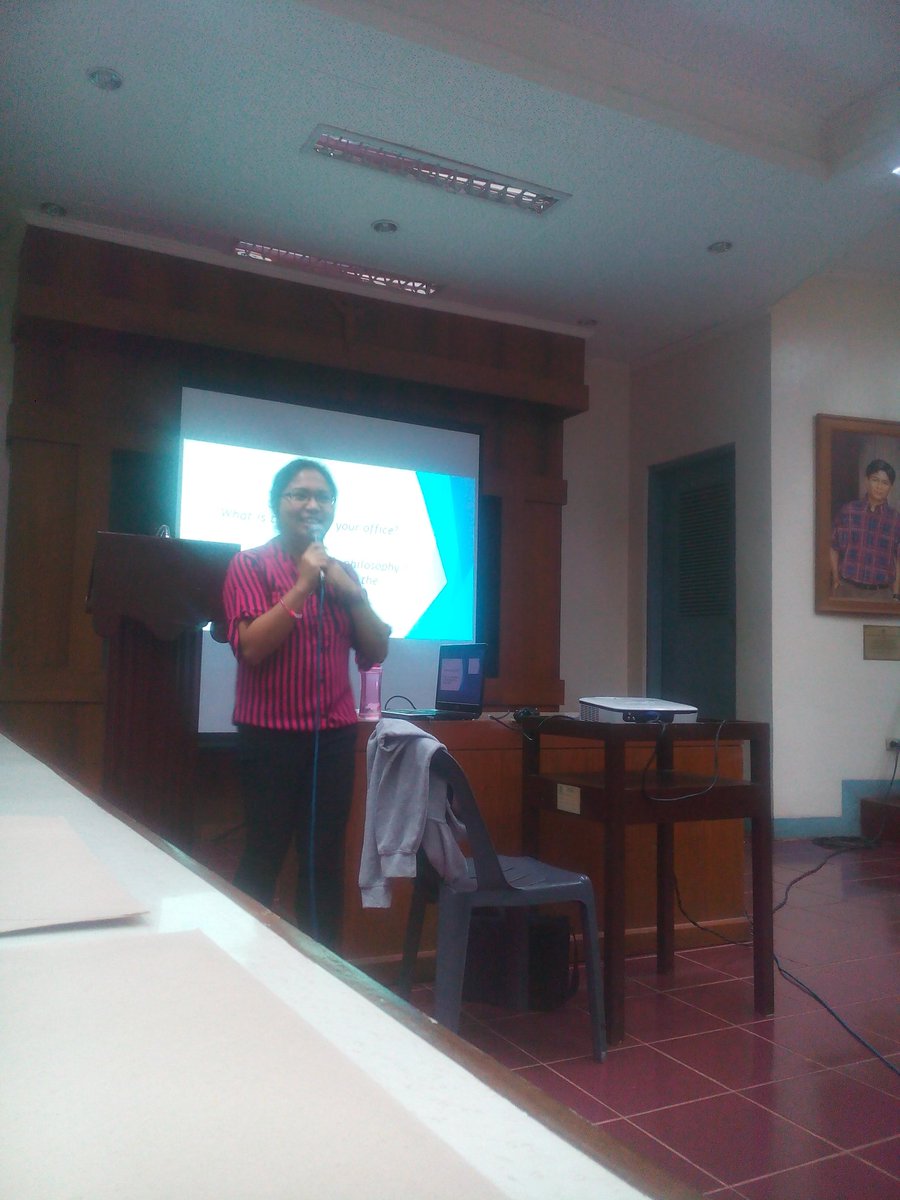 alfonjohnpato's tweet photo. Last speaker Ms. Trish Arańa #clientrelationmanagement #TEBC #bootcamp2016 https://t.co/VoXWRgivru