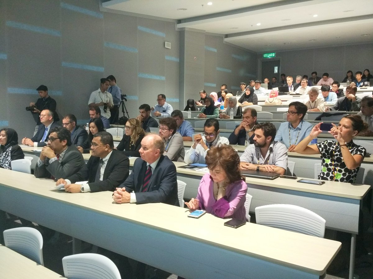 project_LARA's tweet photo. Deputy Minister of Science Technology &amp; Innovation of Malaysia opening  @project_LARA session @vsmm2016 in K. Lumpur @EU_GNSS @GalileoGNSS https://t.co/Bpav1bd3WY