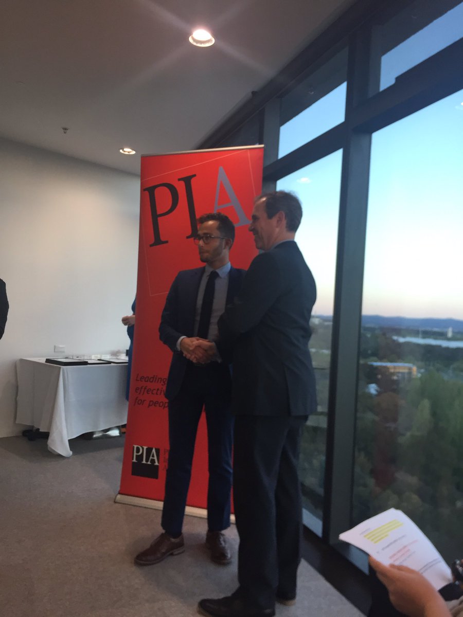 KarenLock1's tweet photo. Outstanding Student Project ACT Winner Peter Hanna @pia_planning #actplanningawards https://t.co/gdkOYwplNZ