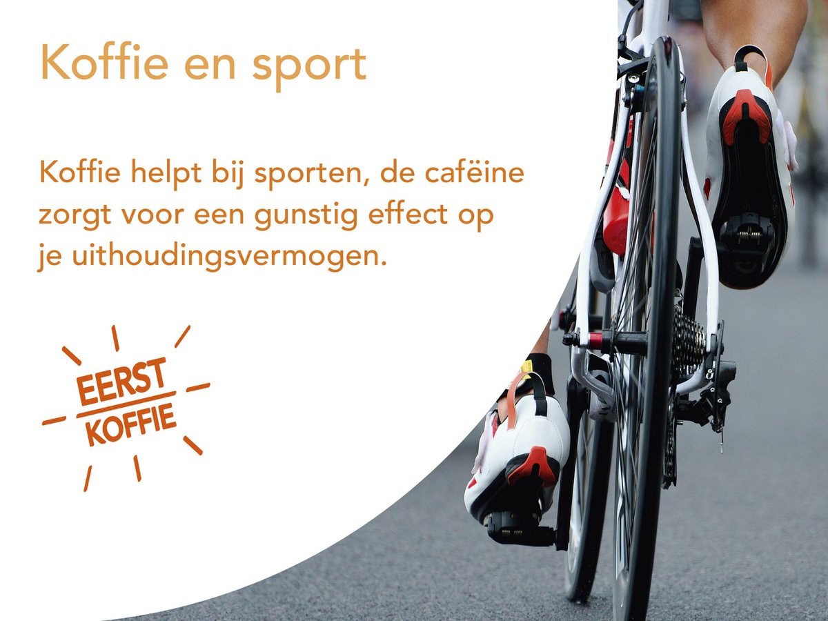 Wist je dat koffie een gunstig effect op je uithoudingsvermogen heeft?   p3e.nl/_PNM