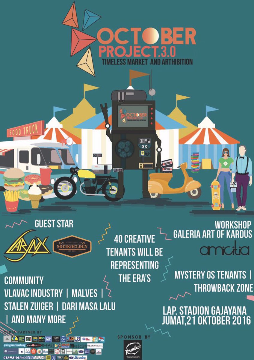 #Malang | @octoproject_ 21 Oktober 2016 di Lap,Parkir Stadion Gajayana | w/ <a href="/LarynxRock/">LARYNX</a> <a href="/socikoclogy/">SOCIKOCLOGY ID</a> dll