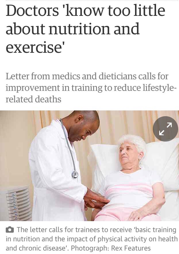 SteffanGriffin's tweet photo. Docs know too little about exercise &amp; diet! Corresponds to our findings presented at @basem_uk @FSEM_UK last week 🏃🏽https://t.co/QPvA4EbI5O https://t.co/Al63p3sIMi