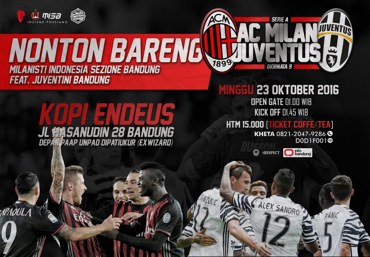 📺 NOBAR  ACMilan Vs juventus
🏠 Kopi Endeus
📆 Minggu, 231016
⌚OG 01.00 KO 01.45
💰 15k
<a href="/infobandung/">infobandung</a>