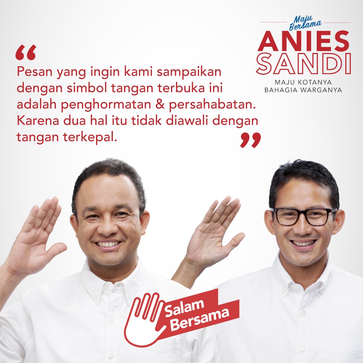 Sandiaga Salahuddin Uno On Twitter Persahabatan Tidak Dimulai